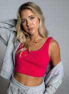 AT LEISURE CROP RIB TANK - Ecozini