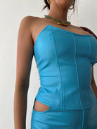 AZURE TUBE TOP - Ecozini
