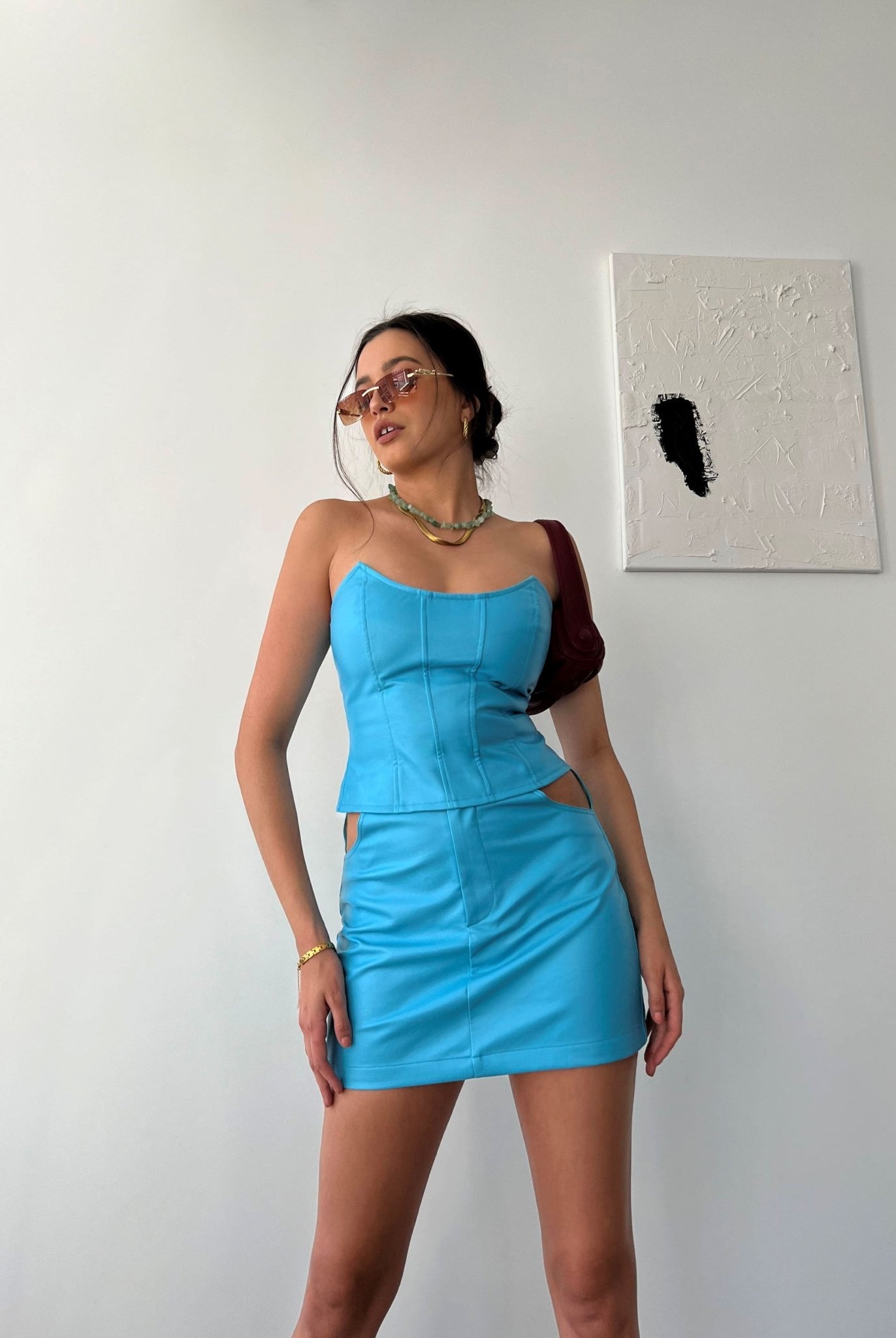 AZURE TUBE TOP - Ecozini