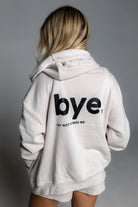 BYE BYE FLEECE ZIP HOODIE - Ecozini