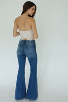 GET FAMOUS HIGH RISE SUPER FLARE JEAN - Ecozini