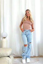 CROSS MY HEART JEAN - Ecozini