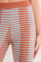 EZRA TEXTURE KNIT FLARE PANT - Ecozini