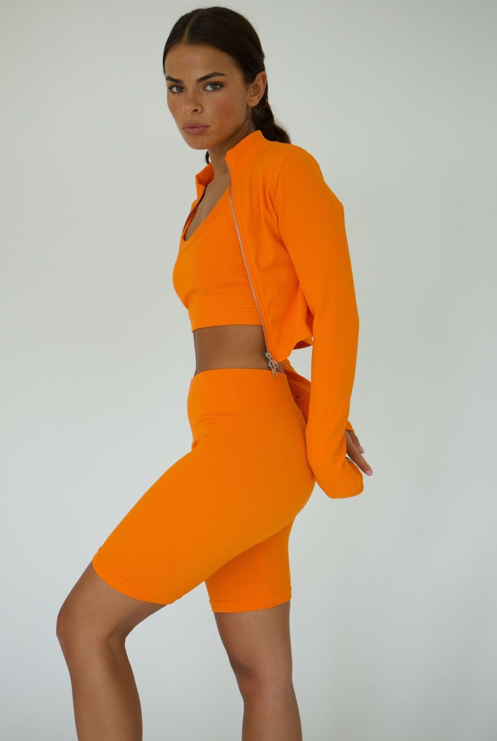 FLAMIN' SEAMLESS ZIP JACKET - Ecozini