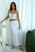 FORGET ME NOT MAXI SKIRT - Ecozini