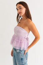 LAVENDER HAZE TUBE TOP - Ecozini