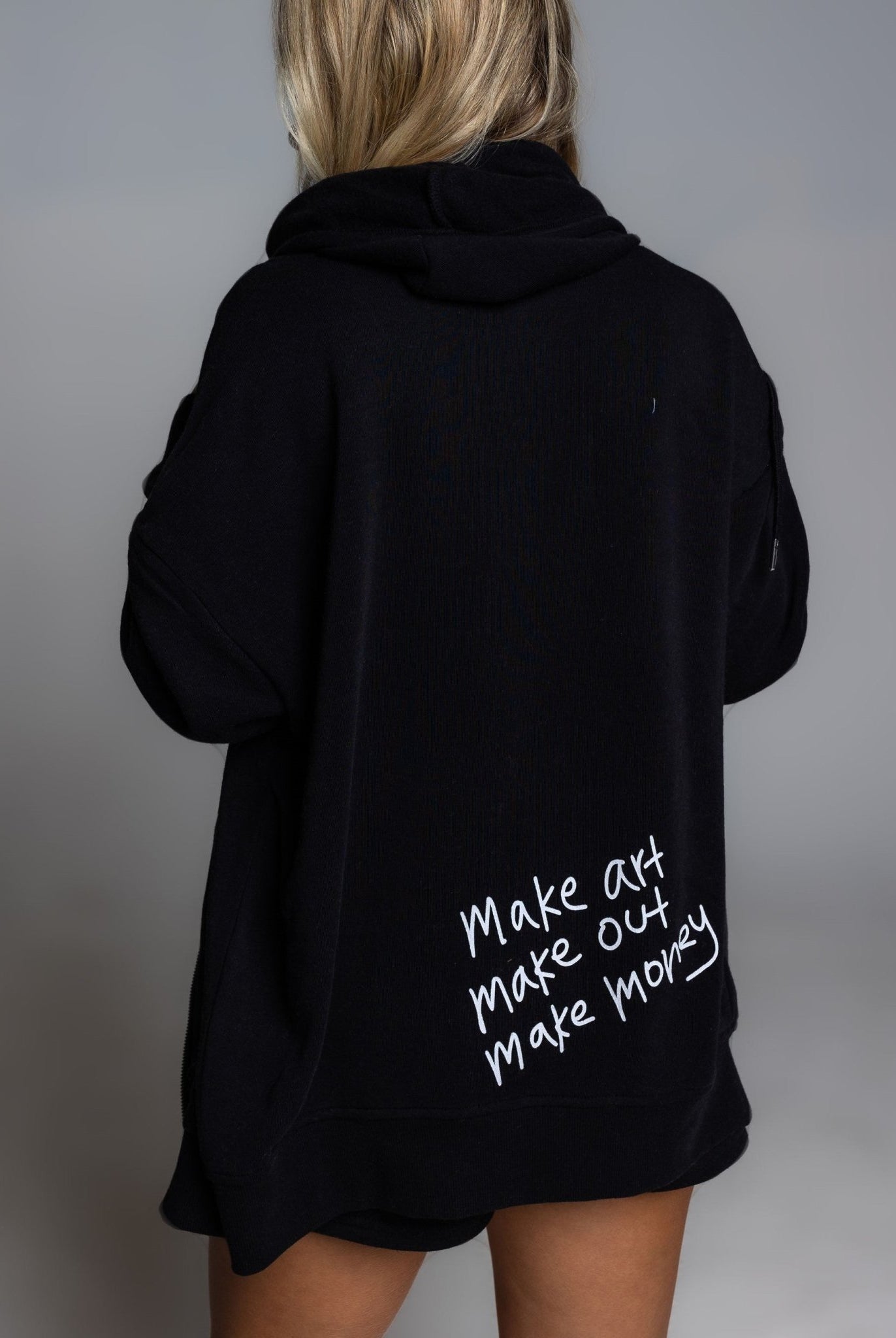 MAKE IT FLEECE ZIP HOODIE - Ecozini