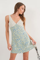 MARISOL MIX PRINT MINI DRESS - Ecozini