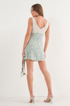 MARISOL MIX PRINT MINI DRESS - Ecozini