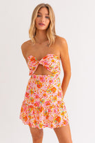 POPPY FLORAL TUBE DRESS - Ecozini