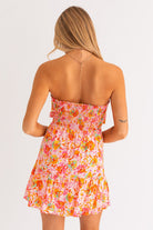 POPPY FLORAL TUBE DRESS - Ecozini