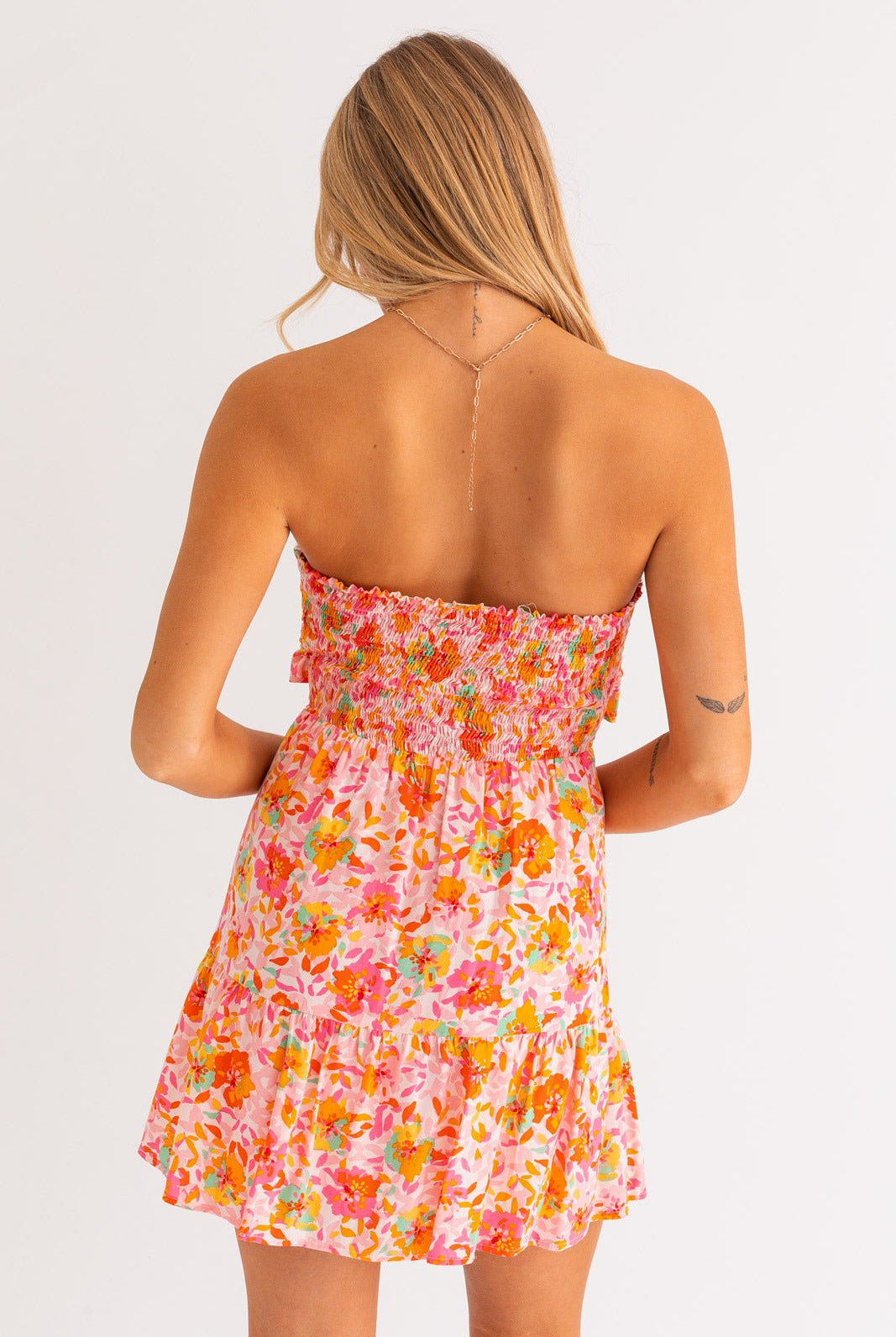 POPPY FLORAL TUBE DRESS - Ecozini