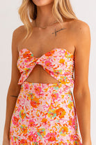 POPPY FLORAL TUBE DRESS - Ecozini