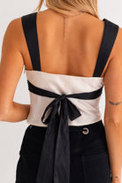 ROMA COLORBLOCK SATIN TANK - Ecozini