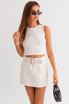 XOXO Jeweled Graphic Tank - Ecozini